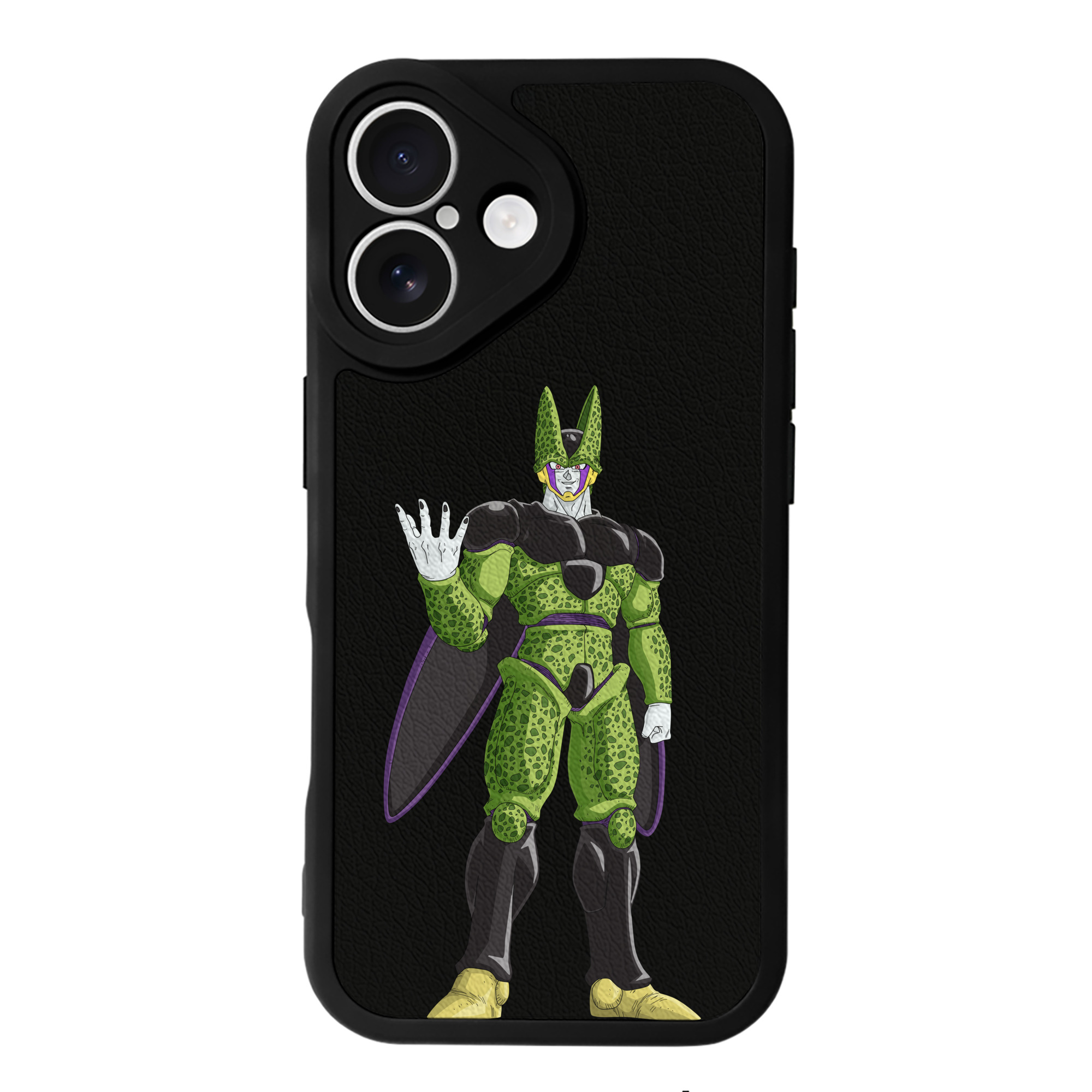 （画像用） ドラゴンボール セル DRAGON BALL Cell 【iPhone 16シリーズ対応】シリコンスマホケース（レザー調） 材質：シリコン